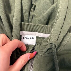 Gymshark Forest Green Zip-Up